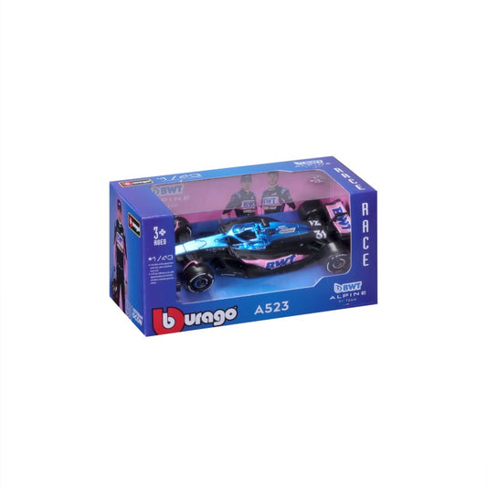 18-01542 -38072 Bburago Race - Renault Alpine A523 - F1 - #31 Ocon -1:43