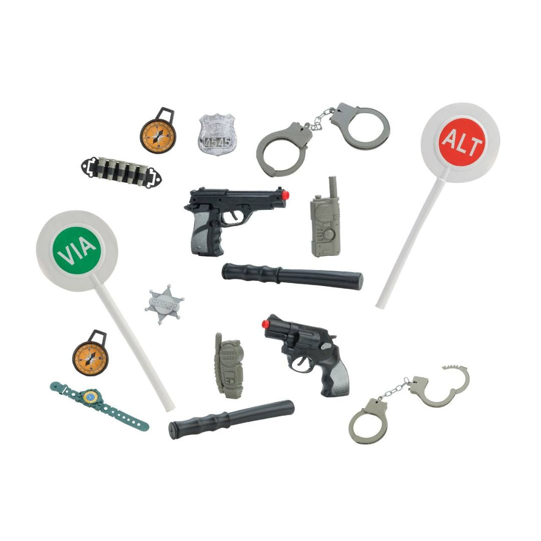 41443 WToy - Playset Polizia - Pistola + accessori colore casuale