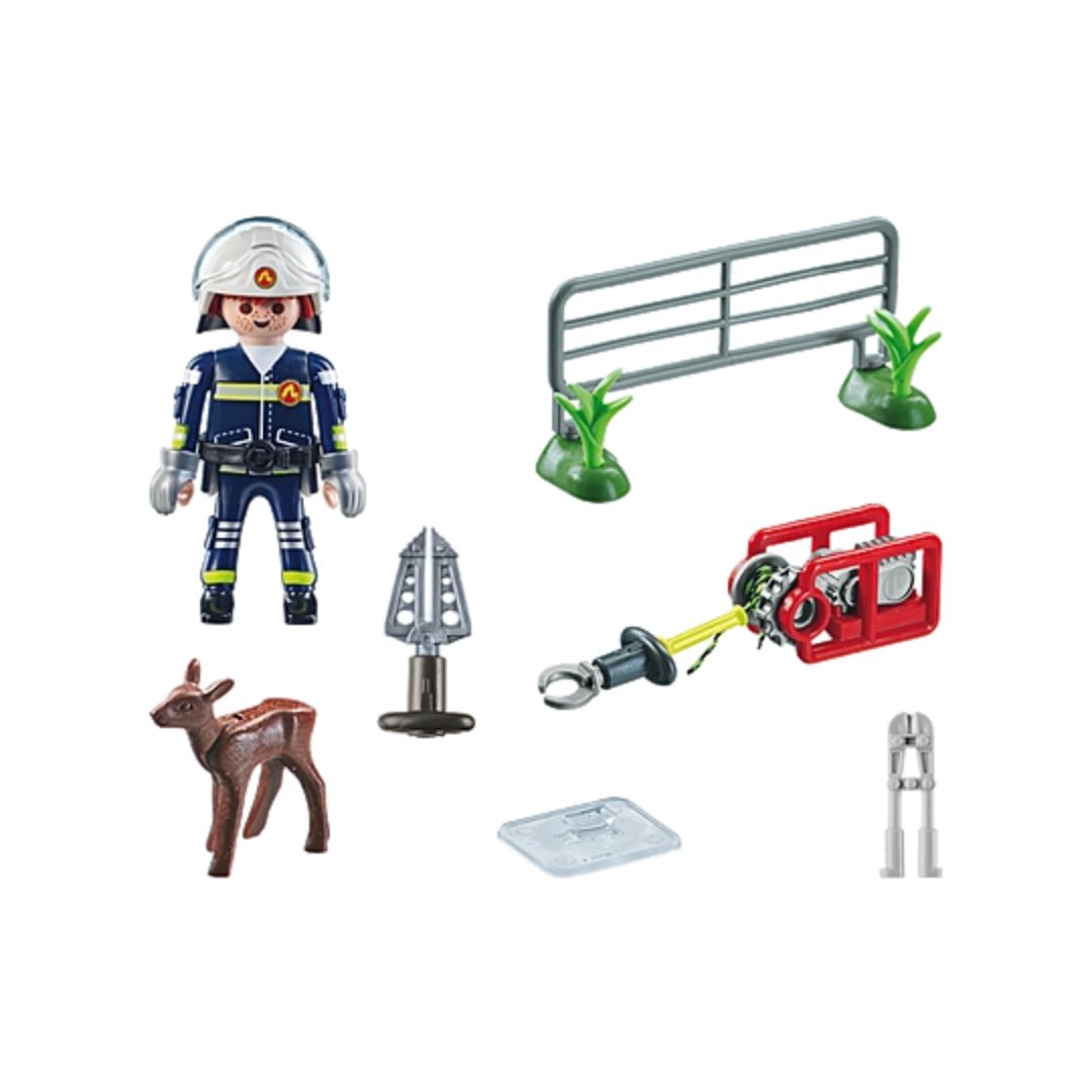 71467 Playmobil Fire Rescue - Pompieri in azione