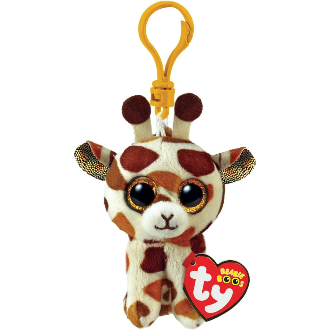 T35257 Ty - Beanie Boos Clips - Portachiavi peluche Giraffa Stilts 12cm