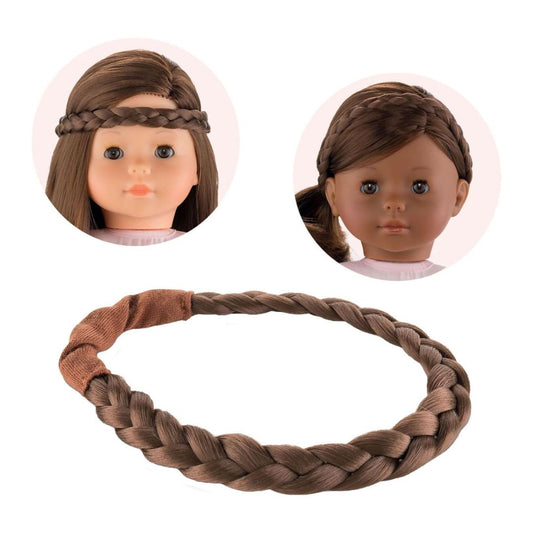 DRY42-0 Corolle - Fascia per capelli a treccia - Colore casuale