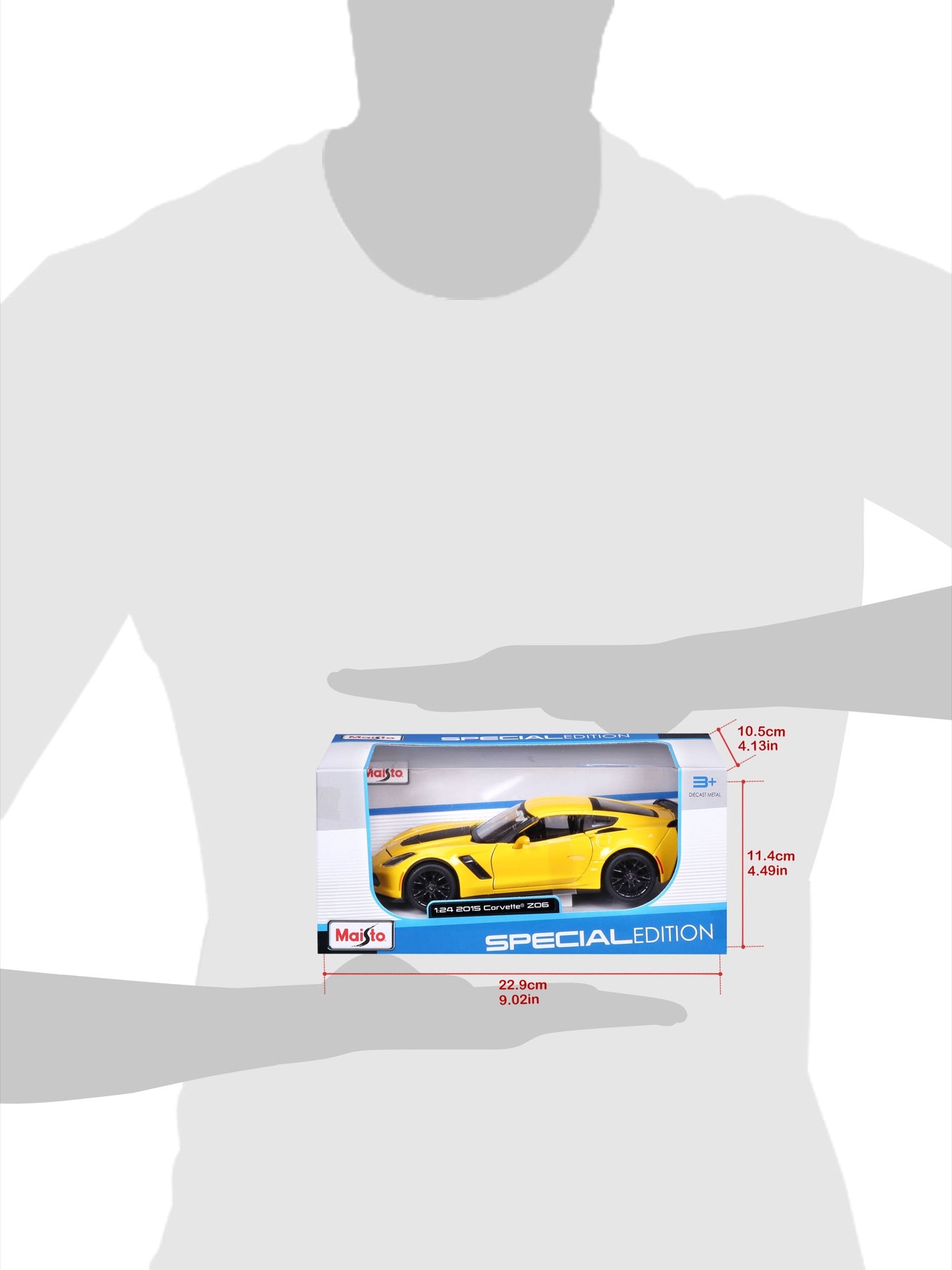 31133 YL Bburago Maisto 1:24 - 2015 Corvette Z0 6 Gialla