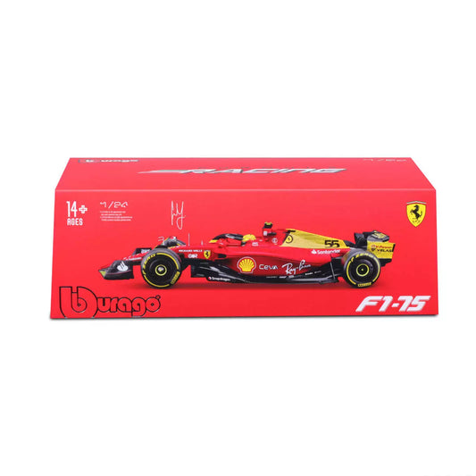 18-26806 Bburago - Ferrari F1-75 (2022) - #55 Sainz - Scala 1:24