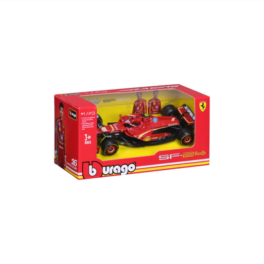 18-36844S Bburago Formula Racing F1 Ferrari SF-24 #55 Sainz - 1:43