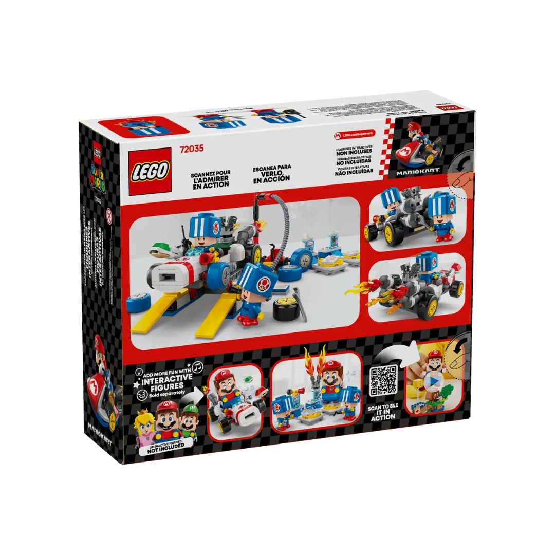 72035 LEGO Super Mario - Mario Kart: Officina di Toad