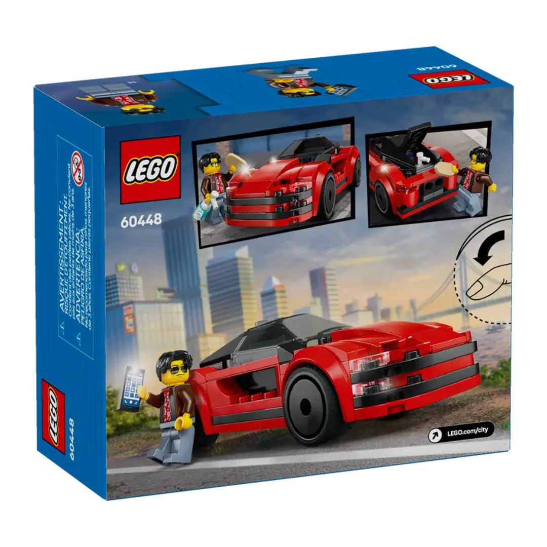 60448 LEGO City Great Vehicles - Auto sportiva rossa