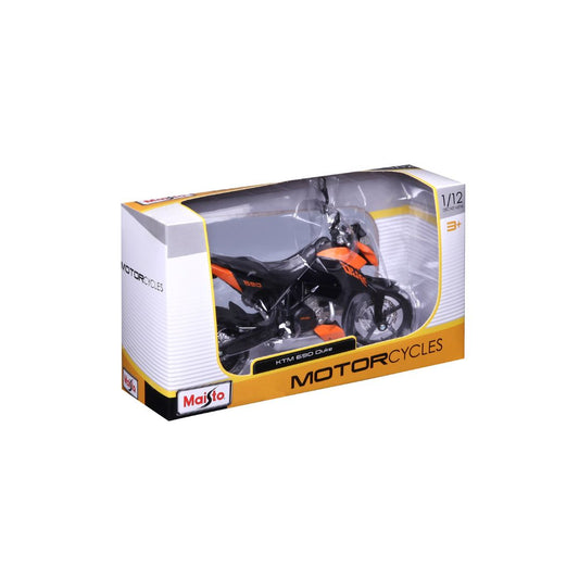 31101 20-09265 Bburago Maisto - KTM 690 Duke, arancione e nero - Scala 1:12
