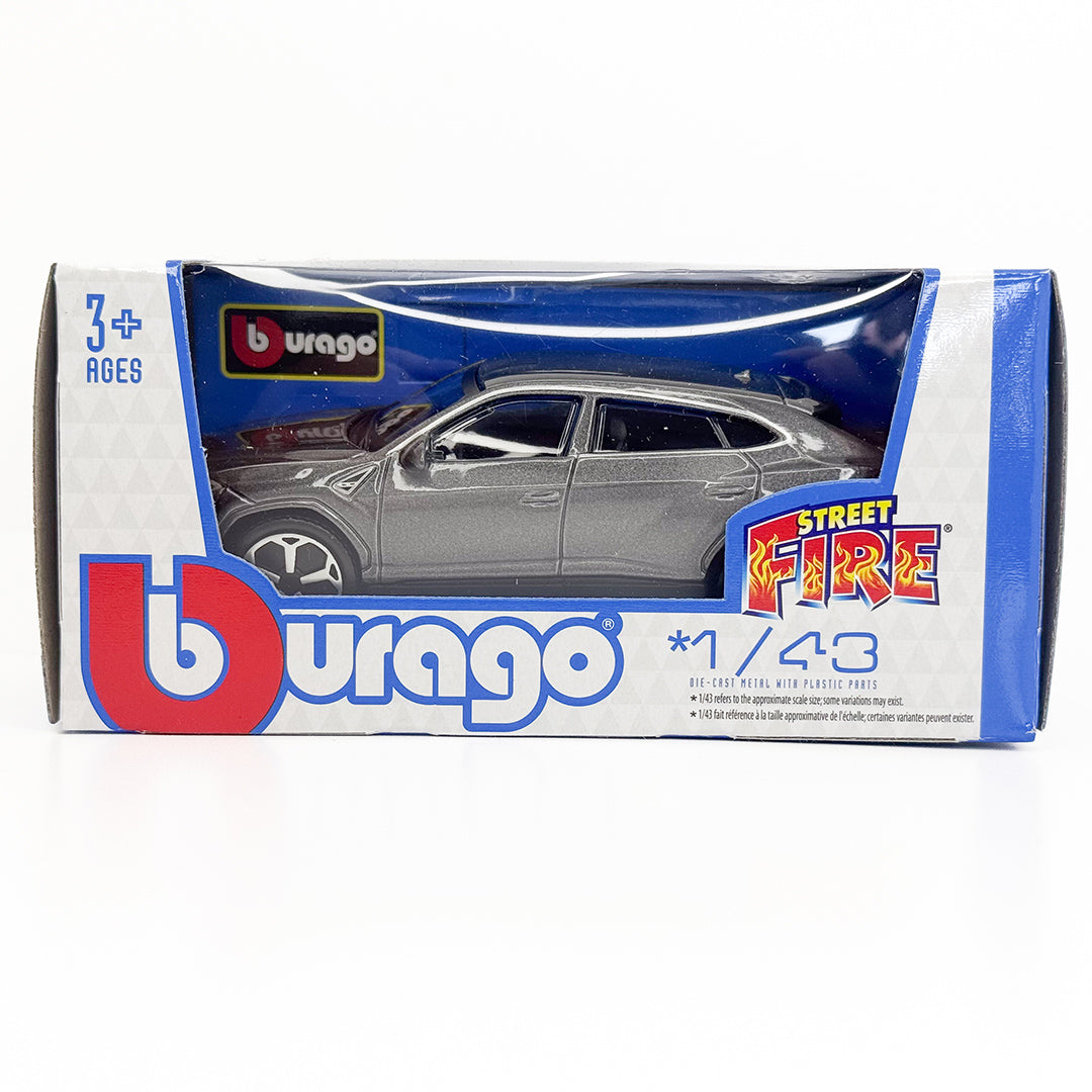 18-30392 Bburago Street Fire - Lamborghini Urus, grigia - Scala 1:43