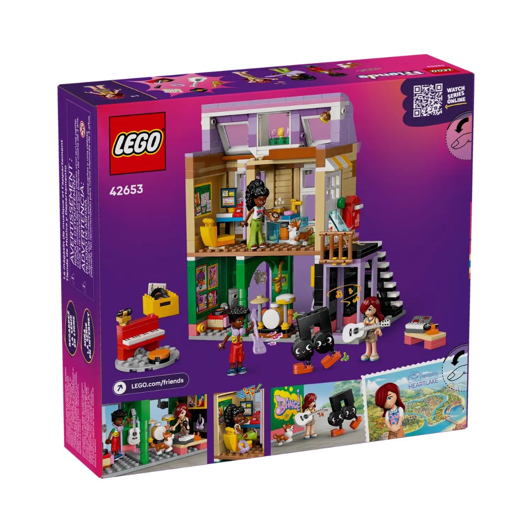 42653 LEGO Friends - Negozio di musica e appartamento