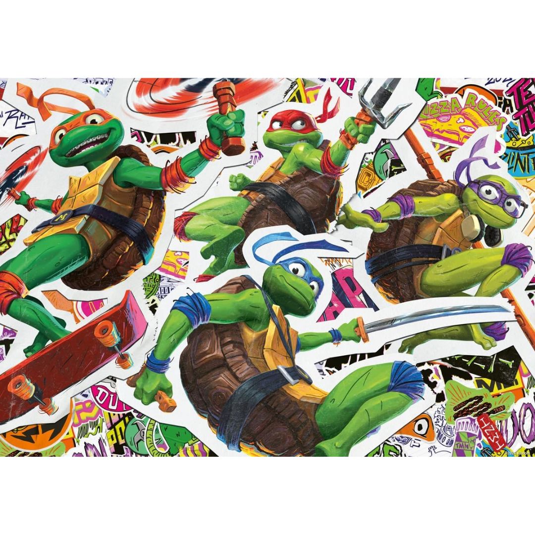 04011 Ravensburger - Teenage Mutant Ninja Turtles - Puzzle Giant Floor - 125 pz