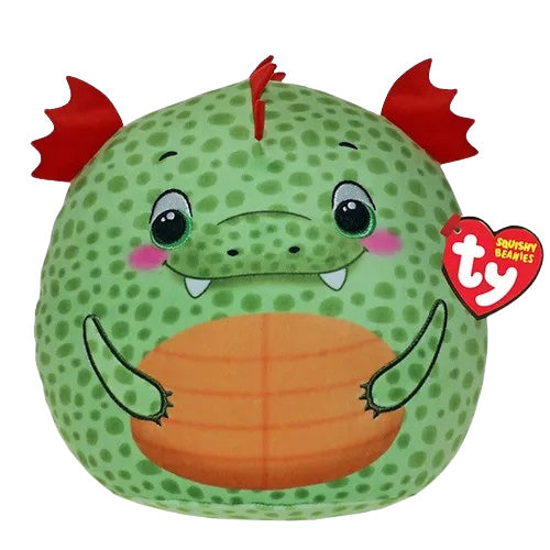 T39417 Ty - Squish a Boos Griffin Draghetto Verde 22 cm Cuscino Peluche Morbido