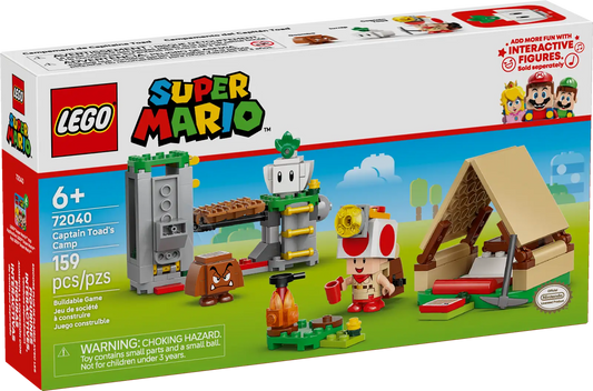72040 Lego Super Mario In campeggio con Capitan Toad
