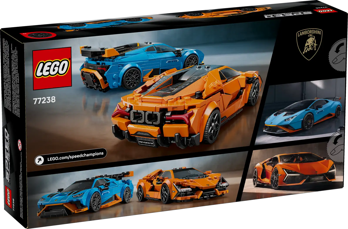 77238 Lego Speed Champions Lamborghini Revuelto e Huracn STO