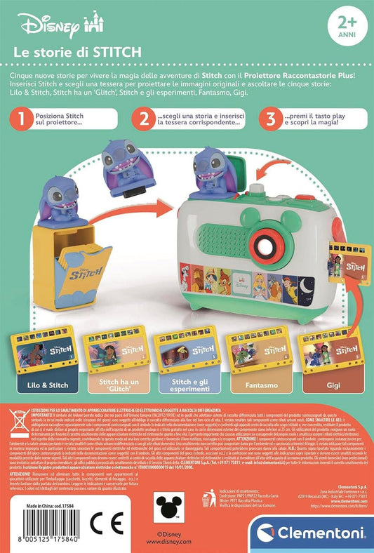 Clementoni Cartuccia Raccontastorie Proiettore Stitch Storyteller Projector