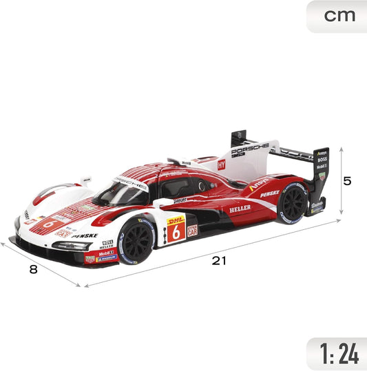 * 18-28042 Bburago Race Porsche Penske 963 #6 1:24