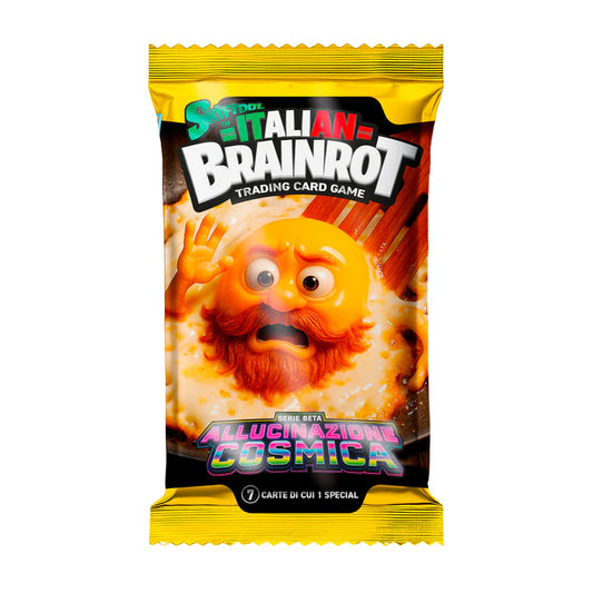Skifidol Brainrot Serie 2 Busta 7 Carte + 1 Special Allucinazione Cosmica