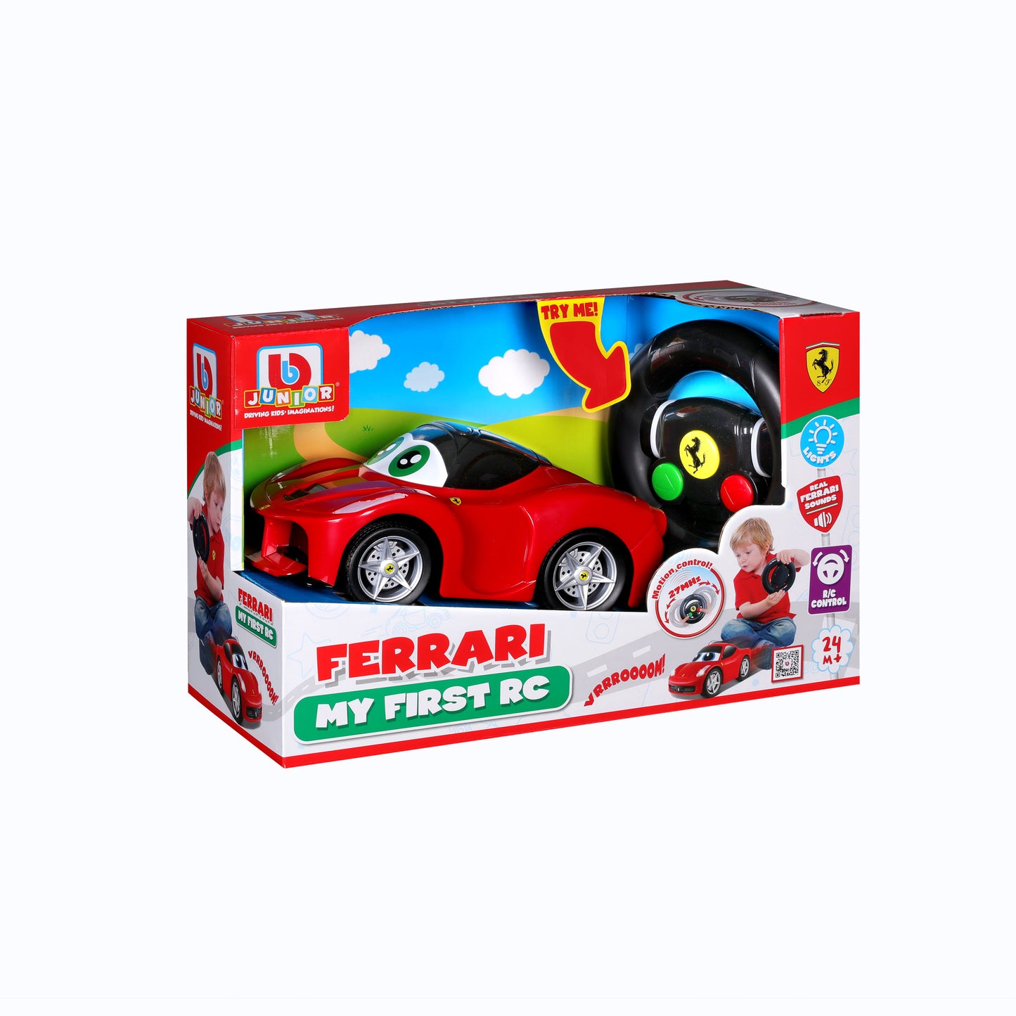 16-91002 Bburago Junior MY FIRST RC FERRARI LaFerrari
