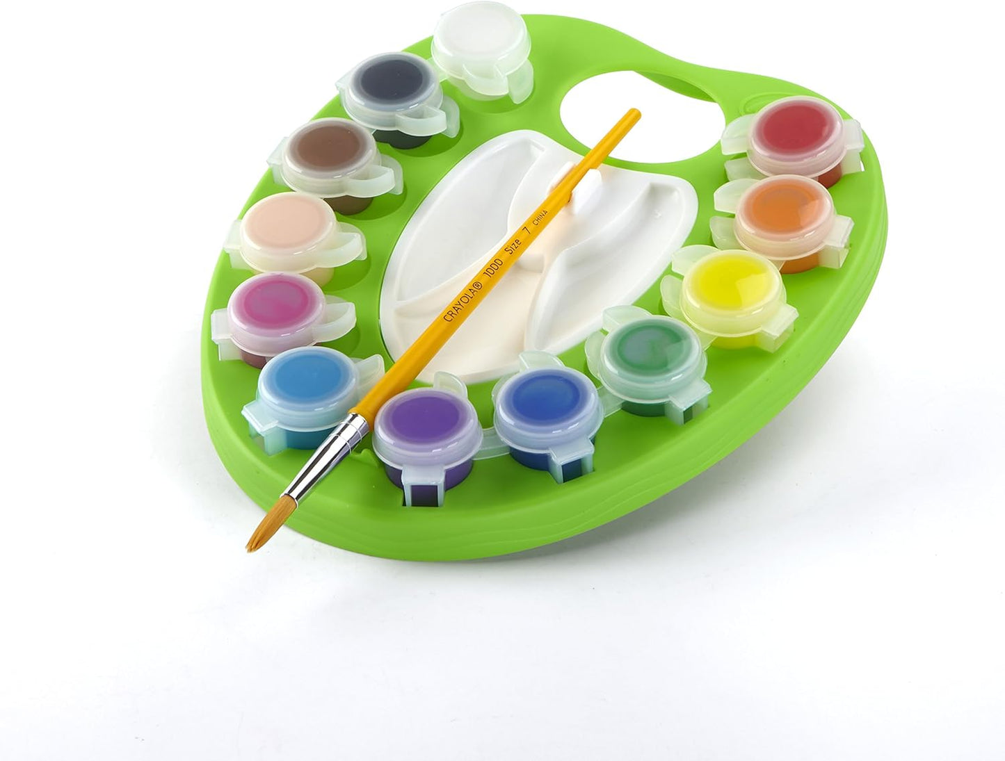 54-1066 CRAYOLA Set di Tempere Lavabili per Bambini con Pennello