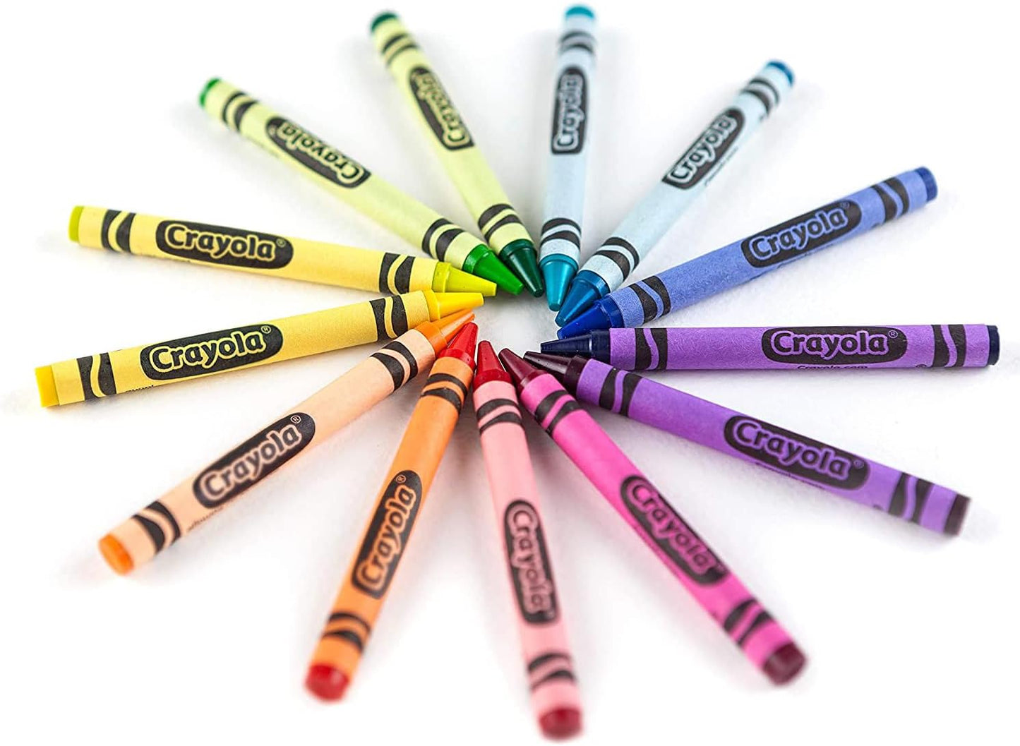 52-6448 CRAYOLA Pastelli a Cera, Confezione da 64 crayon