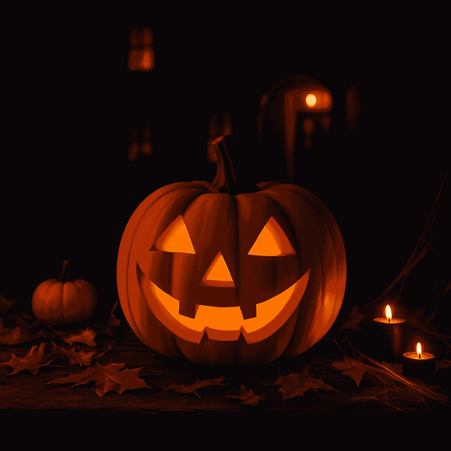 Zucca Halloween 18 cm con Luce a Batterie Decorazione ART.22104-2 col casuale
