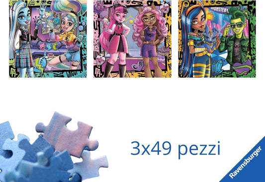 12004272 Ravenburger Monster High Puzzle 100 xxl Pezzi