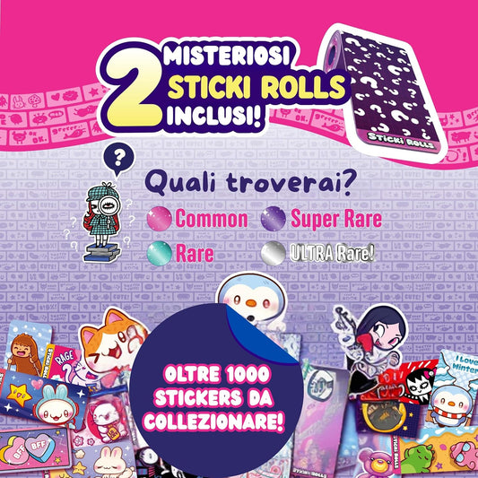 12028017 Ravensburger Sticki Rolls Serie 2 Braccialetto con 70 Sticker
