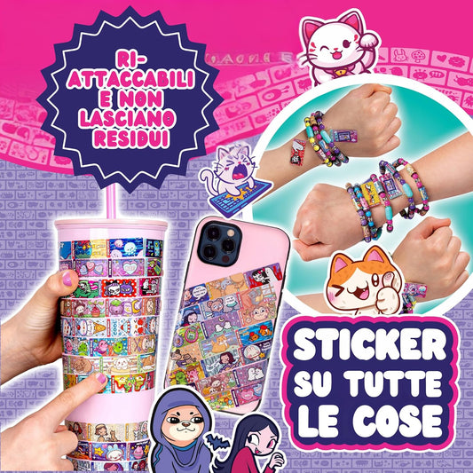 12028019 Ravensburger SkyCastle Sticki Rolls Serie 2 Set Creativo per Bracciali