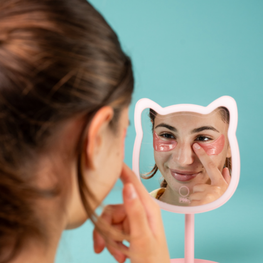 Beauty Routine Patch Occhi Idratanti Eye Patches in Gel Rosa per Skincare