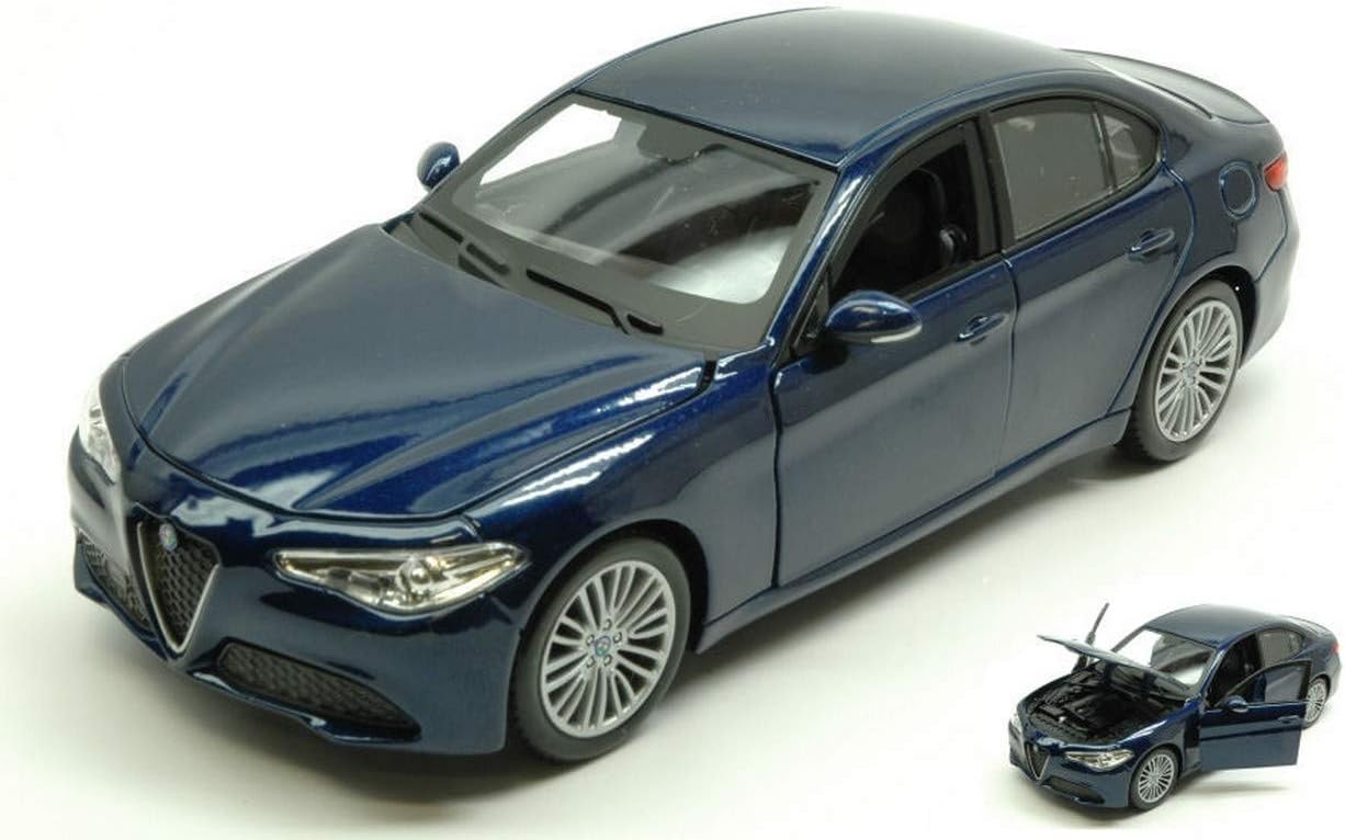 * 18-01270 Bburago - Alfa Romeo Giulia 2016 Blu - Scala 1:24