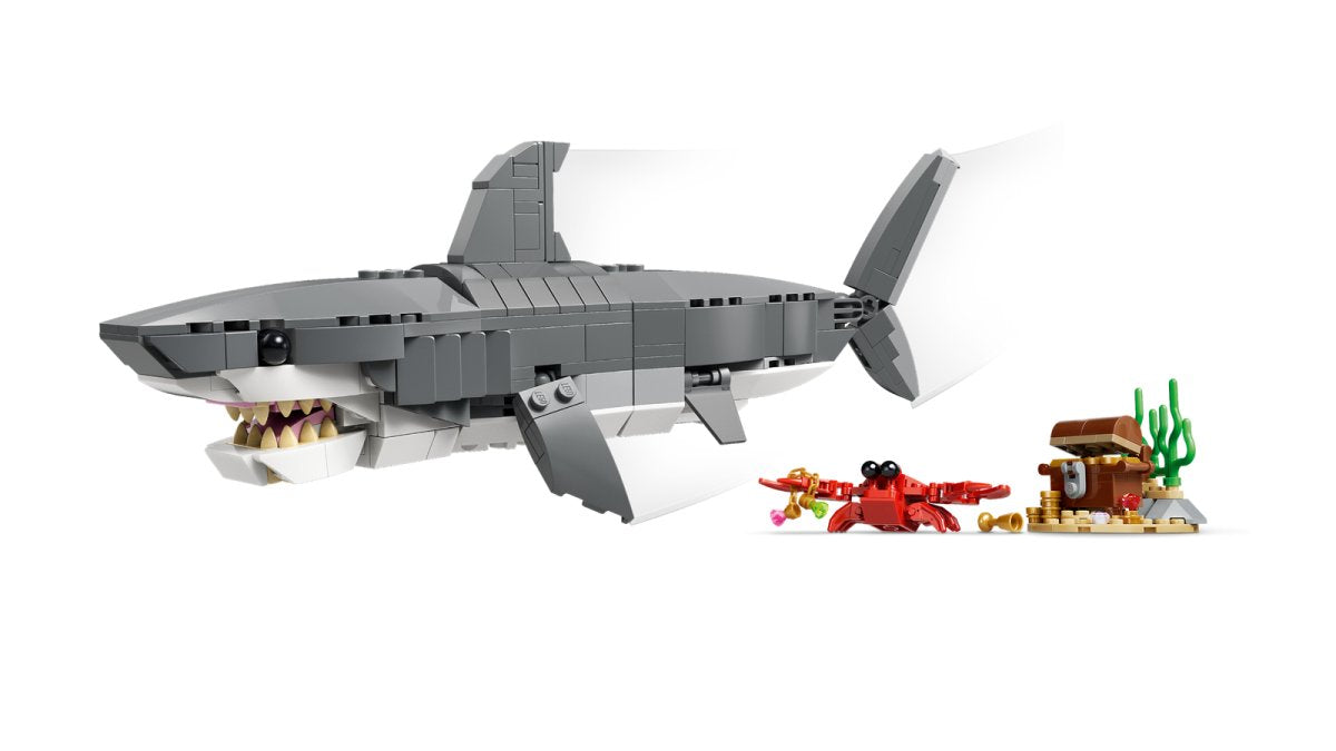 31381 LEGO Creator Squalo con scrigno del tesoro
