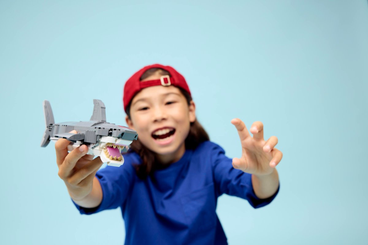 31381 LEGO Creator Squalo con scrigno del tesoro