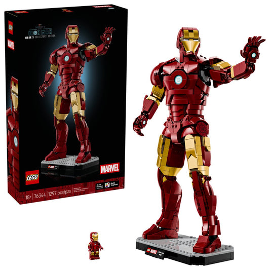 76344 LEGO Super Heroes Marvel Iron Man Mark 3 Edizione del collezionista