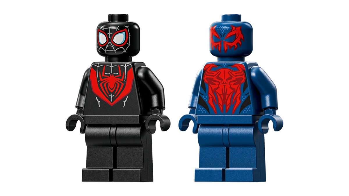 76337 LEGO Super Heroes Marvel Mech di Miles Morales vs. Spider-Man 2099