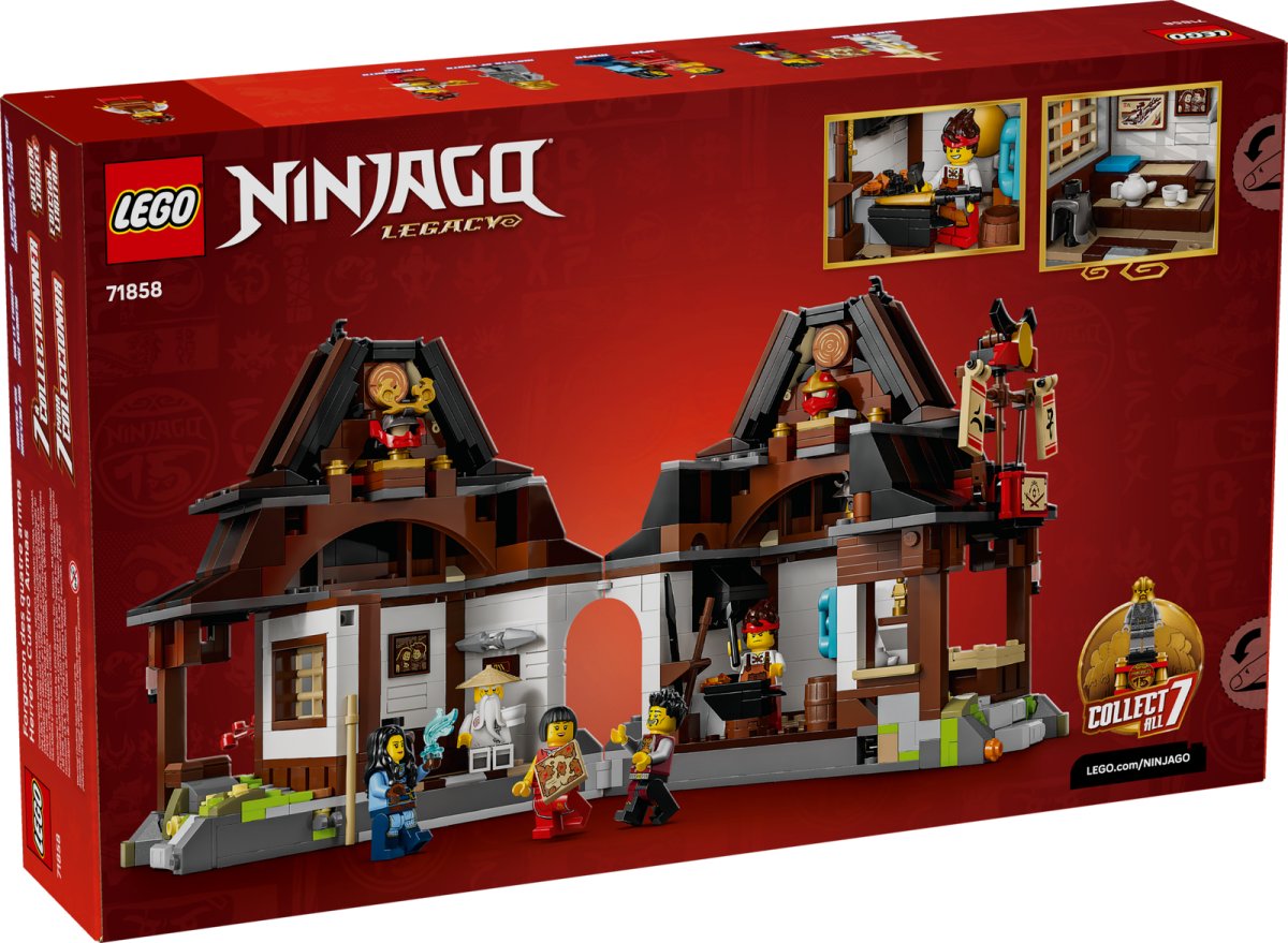 71858 LEGO Ninjago La bottega delle Quattro Armi 15° anniversario