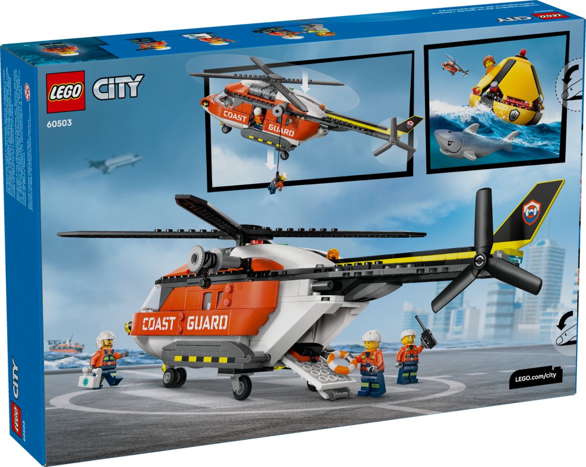 60503 LEGO City Exploration Elicottero della Guardia Costiera