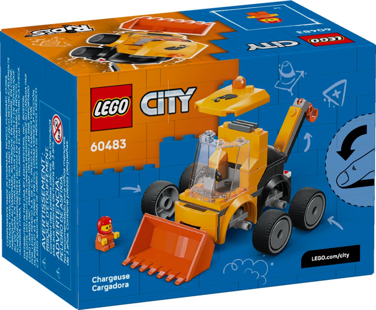 60483 LEGO City Brick Rides Veicoli Ruspa da cantiere
