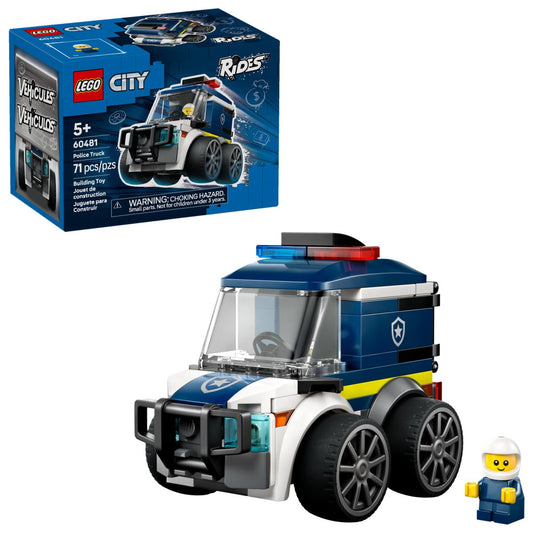 60481 LEGO City Brick Rides Veicoli SUV della Polizia
