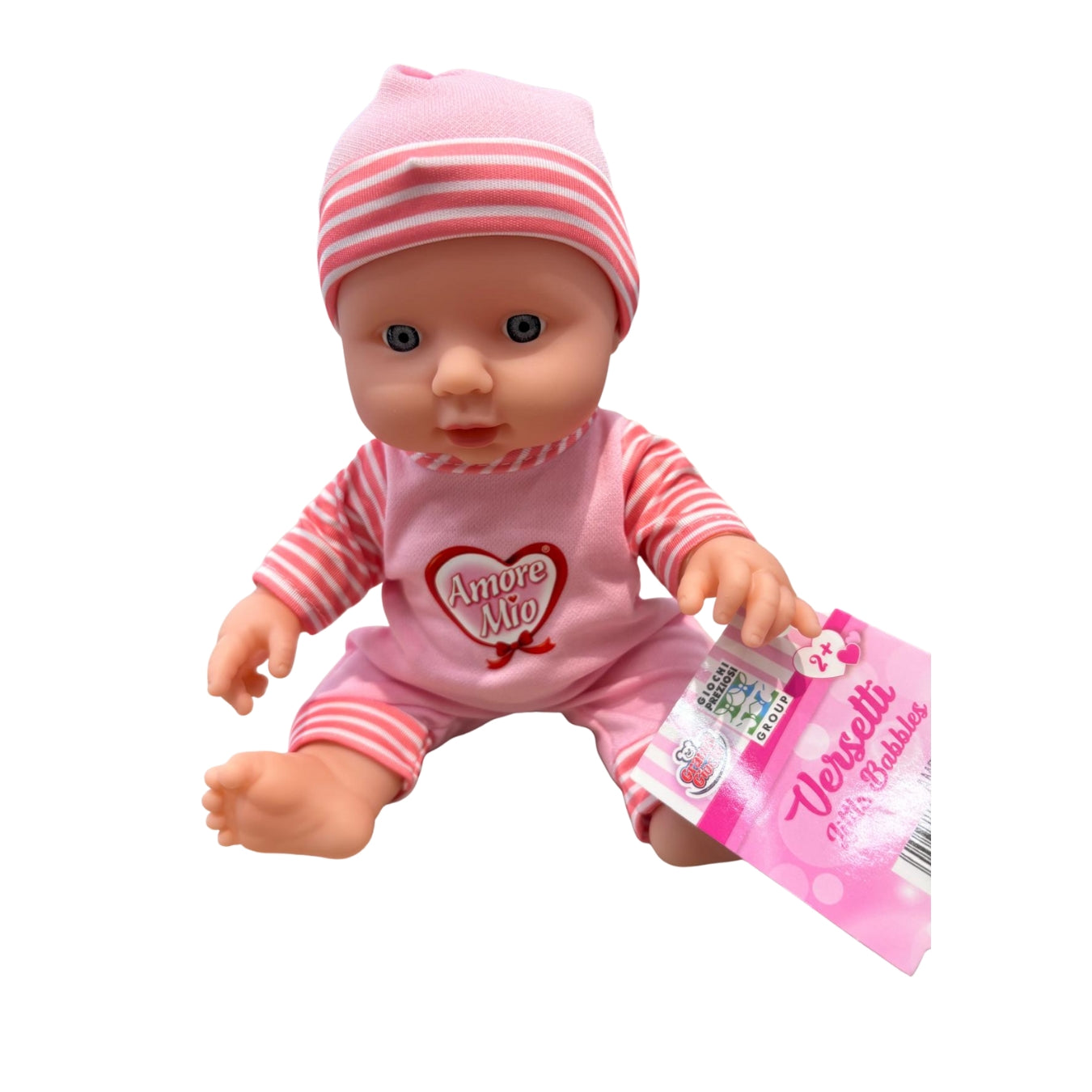 Grandi Giochi Bambola Amore Mio Versetti Morbido 20 cm Gioco Educativo 2+