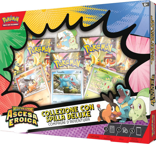 Pokemon Collezione con spilla Deluxe Compagni d'avventura