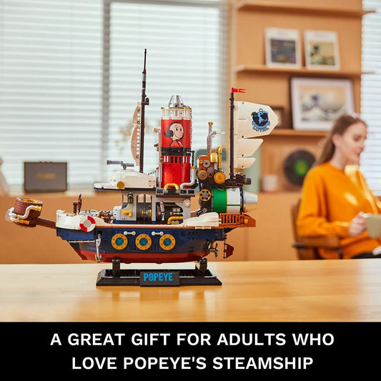 86402 Pantasy Popeye Adventure Ship Nave Braccio di ferro Set Costruzioni