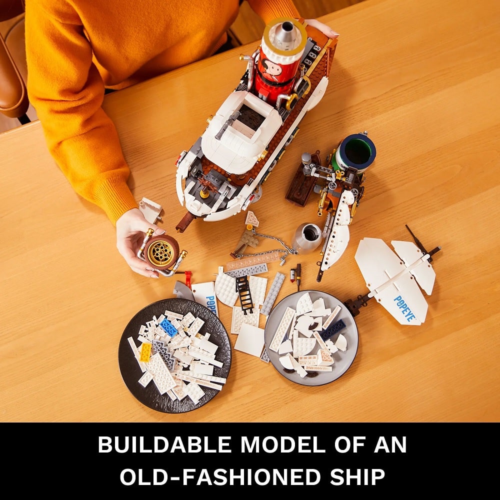 86402 Pantasy Popeye Adventure Ship Nave Braccio di ferro Set Costruzioni
