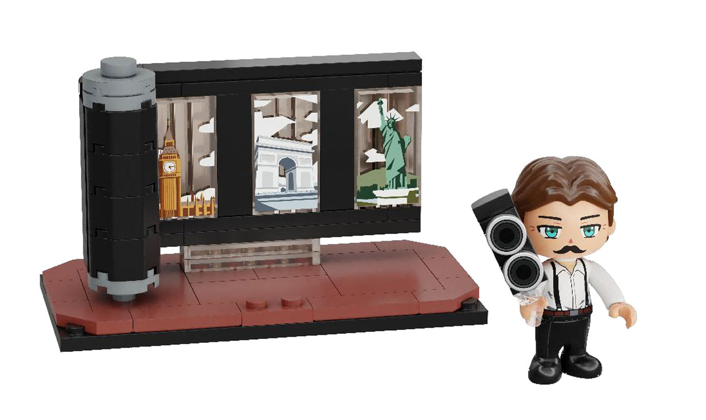 PANTASY set di mattoncini collezione Retrò : Fotocamera Reflex a Doppia Lente