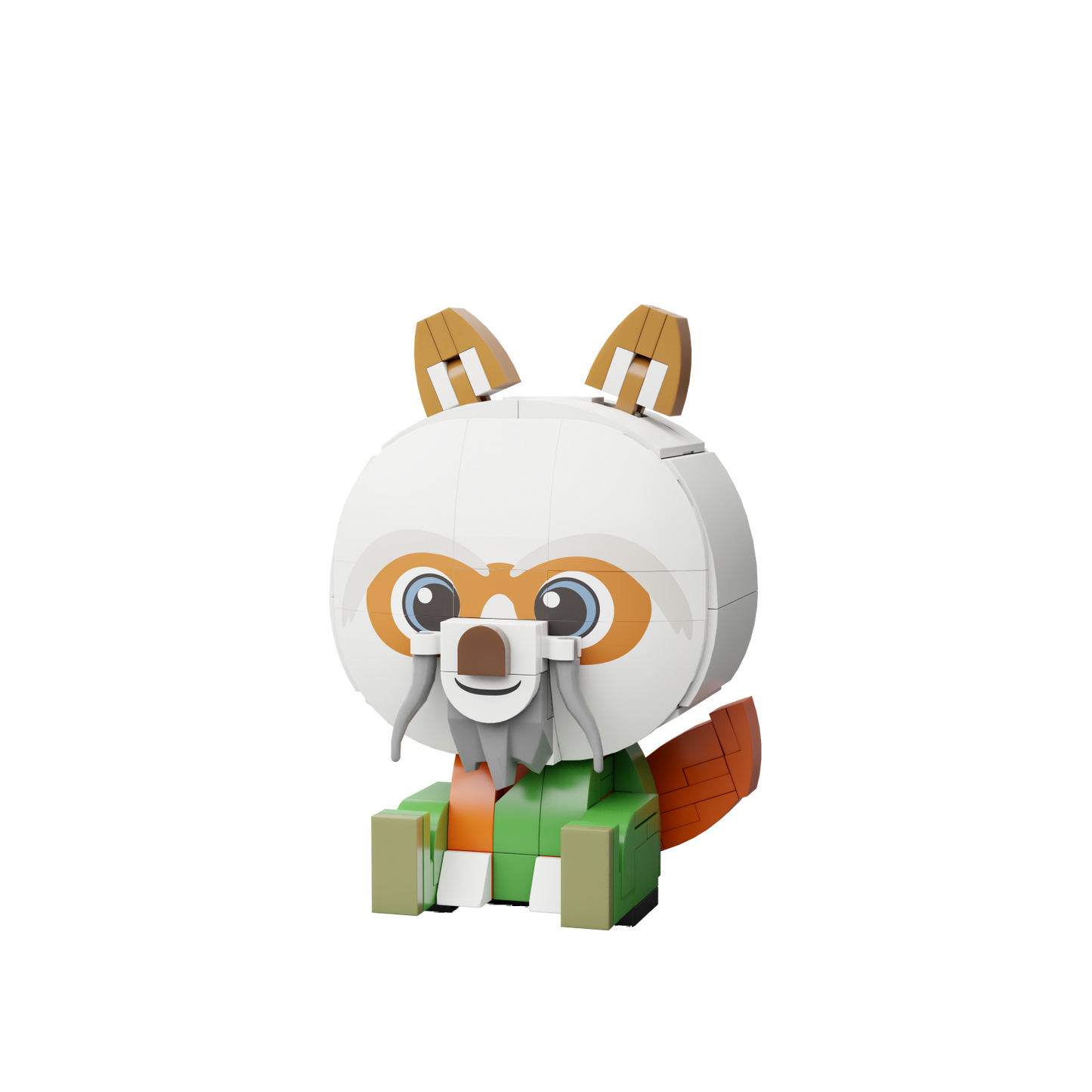 99126 Pantasy Kung Fu Panda Sitting Baby Shifu Maestro Shifu