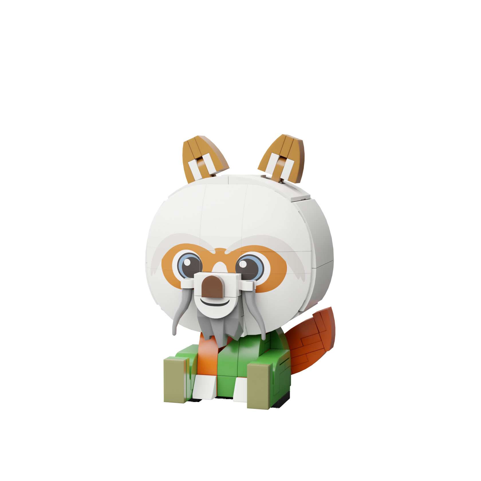 99126 Pantasy Kung Fu Panda Sitting Baby Shifu Maestro Shifu