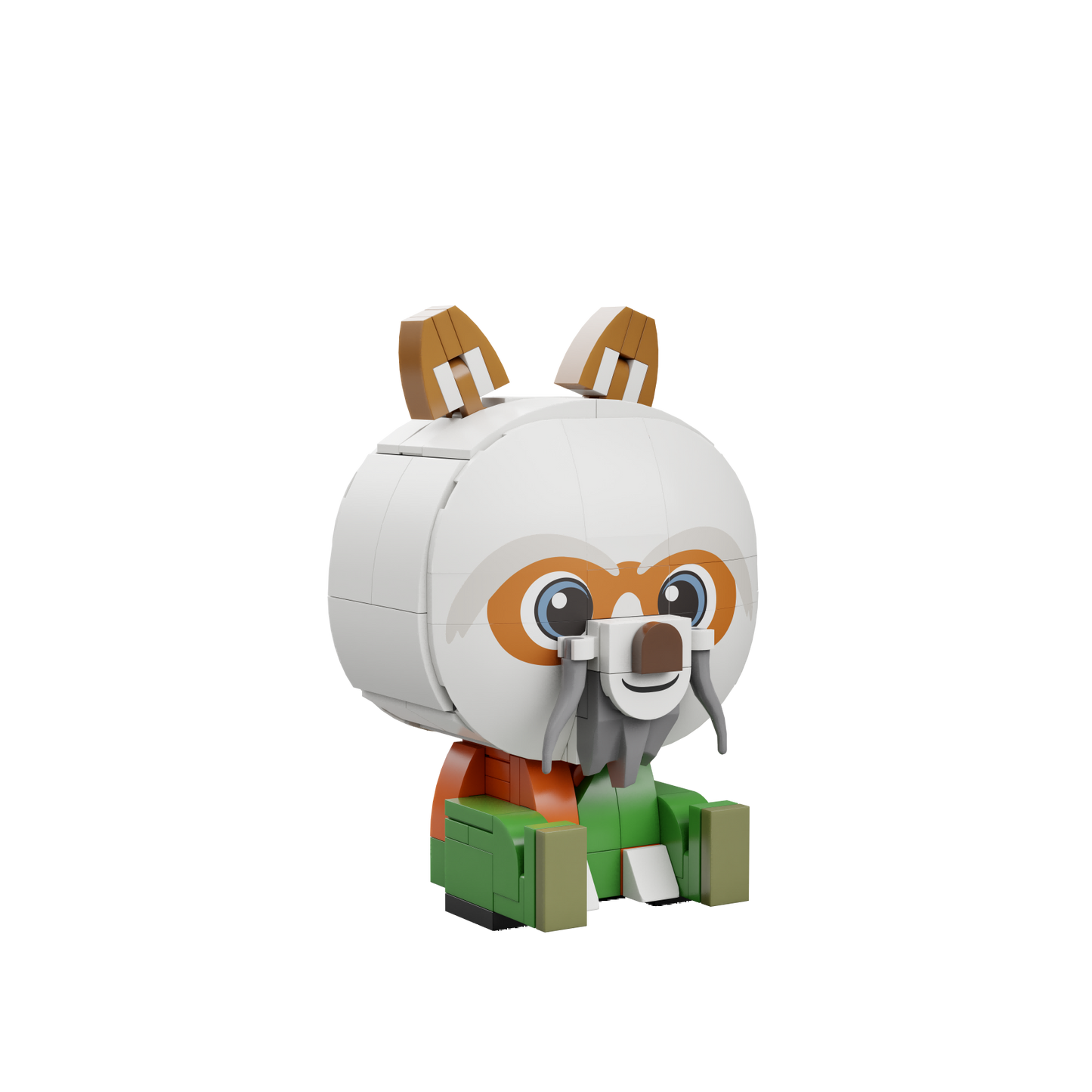 99126 Pantasy Kung Fu Panda Sitting Baby Shifu Maestro Shifu