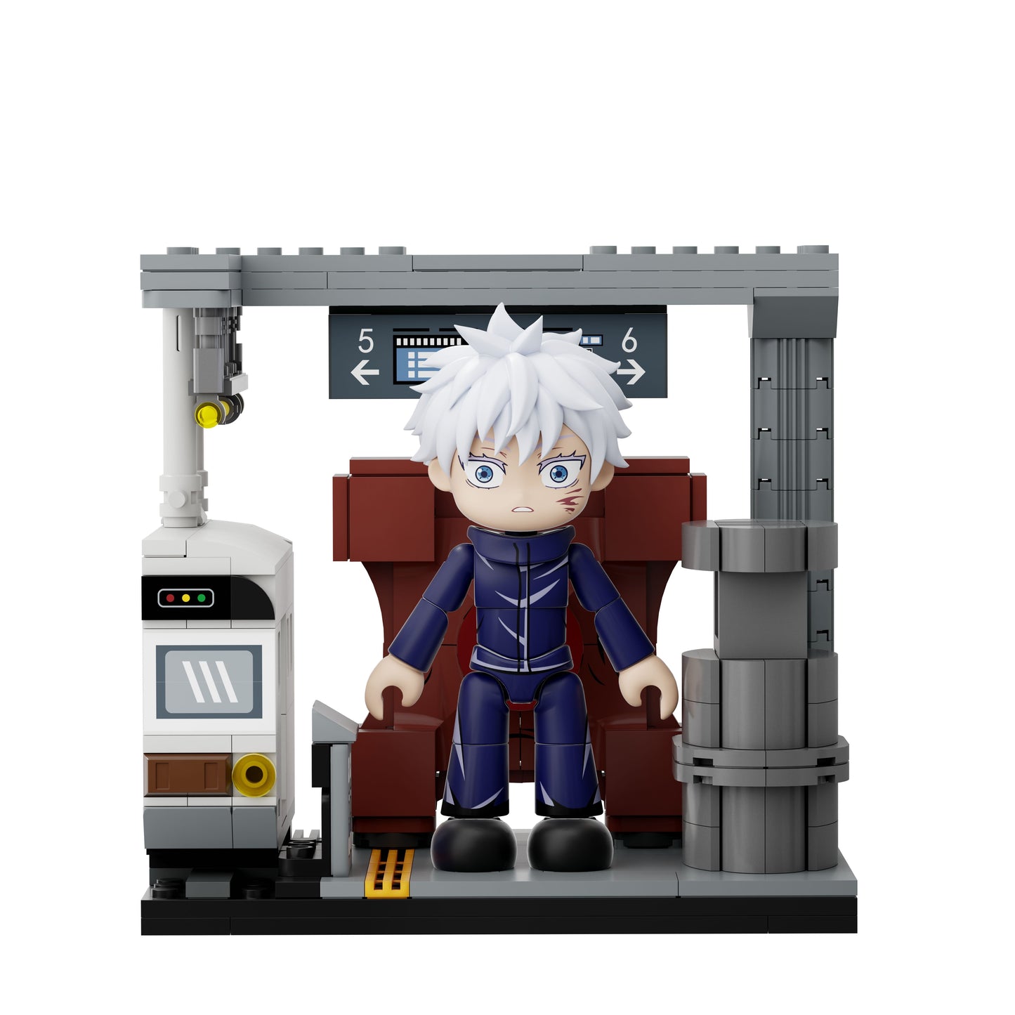 2733 PURE PANTASY mattoncini Jujutsu kaisen Reame della Prigione con Satoru Gojo