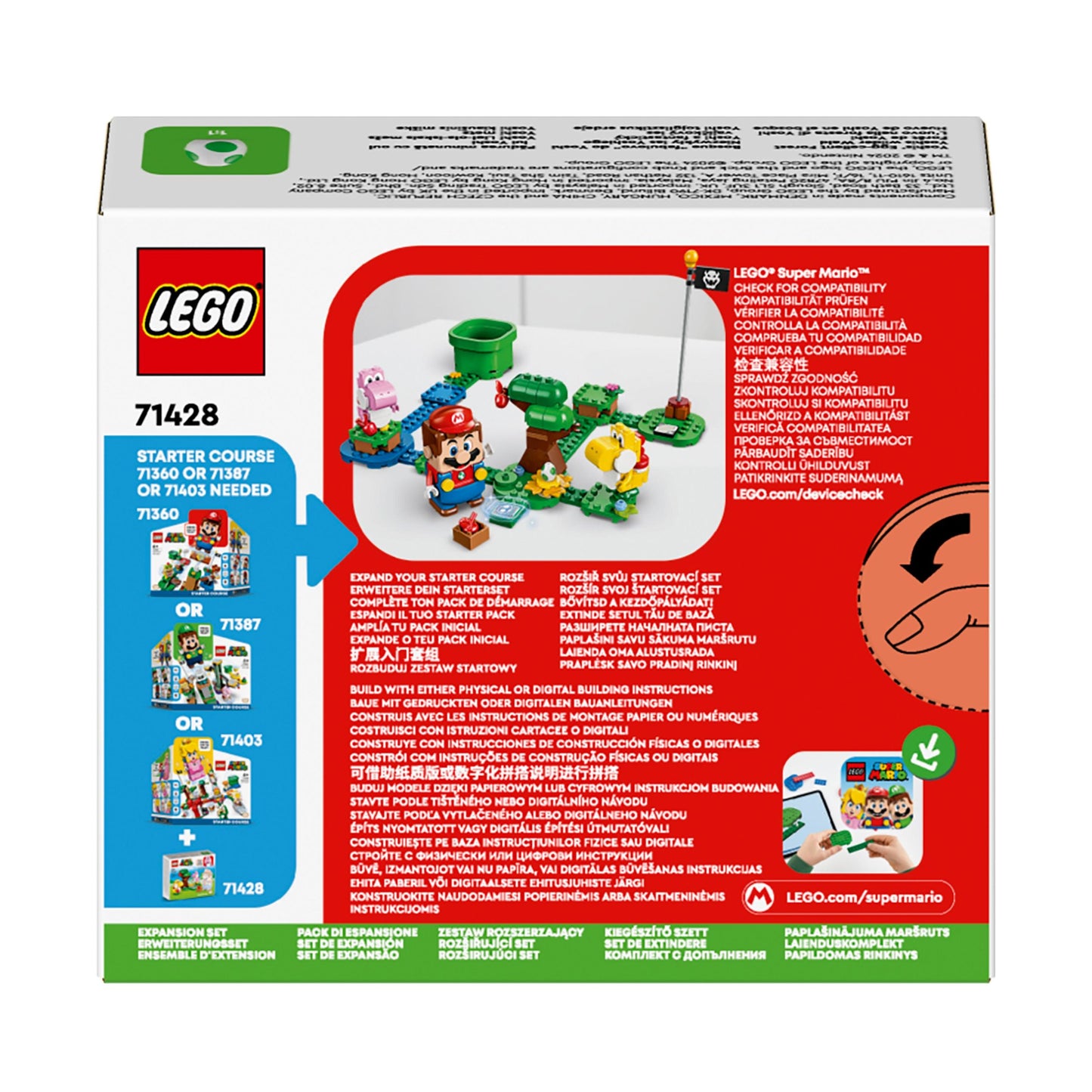 71428 LEGO Super Mario Pack di espansione Yoshi nella foresta fuovolosa