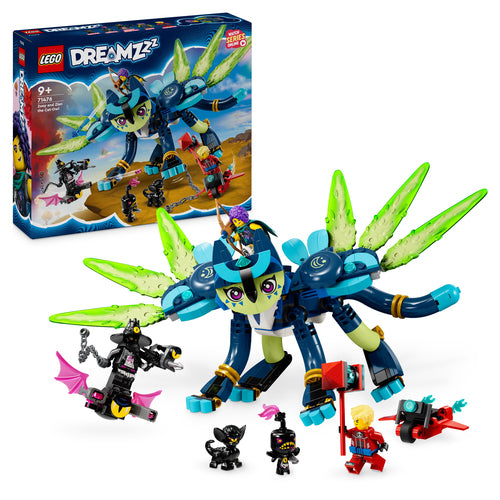 71476 LEGO DREAMZzz Zoey e Zian, il gatto-gufo