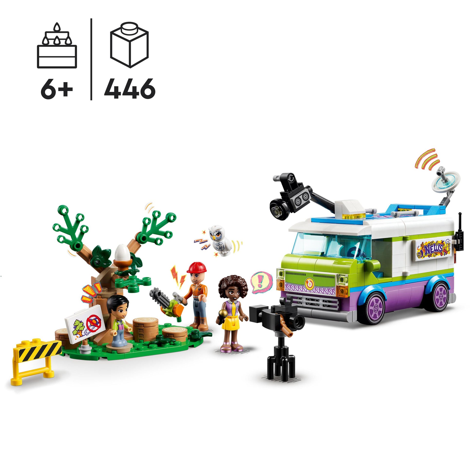 41749 LEGO Friends - Furgone della troupe televisiva
