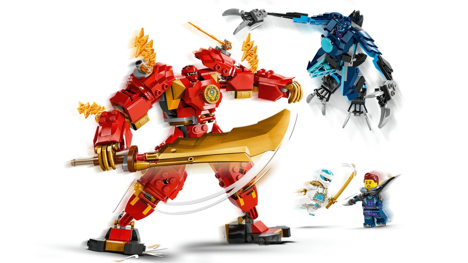 71808 LEGO Ninjago Mech elemento Fuoco di Kai